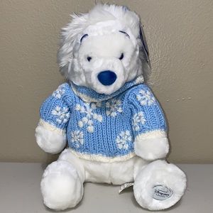 DISNEY STORE|  Exclusive PLUSH "SM SWEATER WHITE POOH *